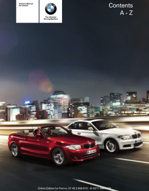 2012 BMW 128i Convertible Owners Manual